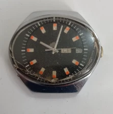 POLJOT Stadium 2628 H Mens Watch Vintage 17 Jewels USSR. Not Working