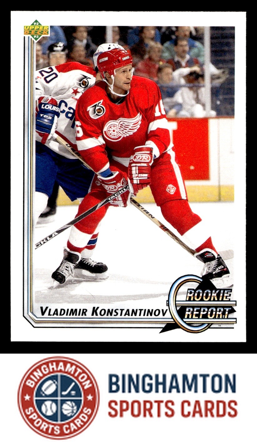 1992-93 Upper Deck #357b Vladimir Konstantinov Detroit Red Wings