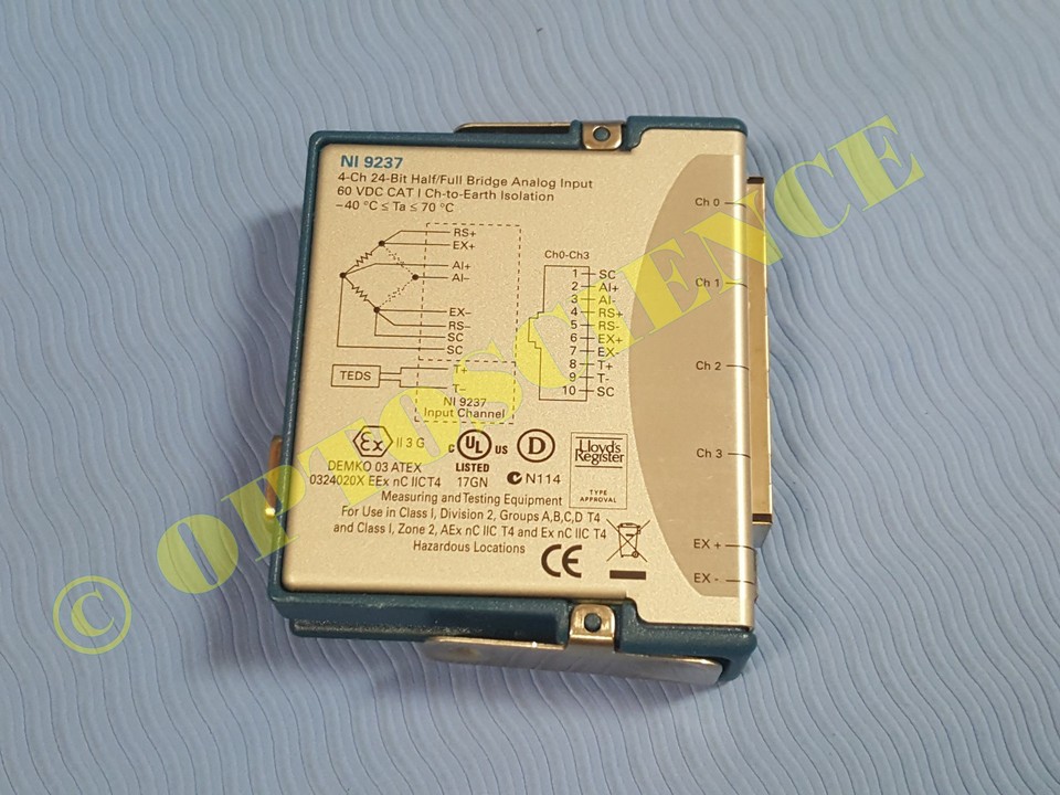 National Instruments Rj50 National Instruments NI 9237 cDAQ Strain / Bridge Input Module, RJ50 | eBay