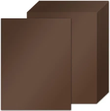 25 Sheets Coffee Cardstock 8.5 X 11 Thick Paper Card Stock Letter 250Gsm/92Lb He