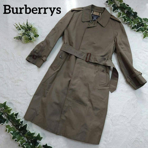 Burberrys Trench Coat Iridescente Vintage Cintura Inclusa Uomo #EB ZHA