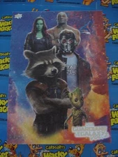 2017 UPPER DECK GUARDIANS OF THE GALAXY MOVIE 5x7 OVERSIZE PIX ART CARD OS-9