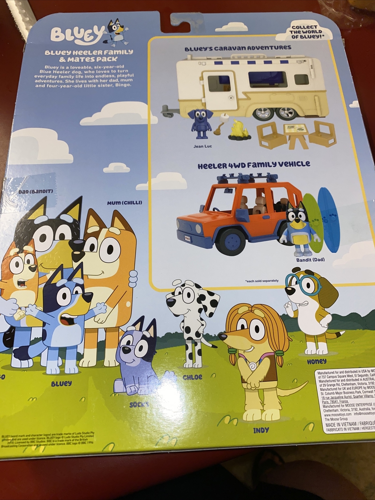 Bluey's Family and Friends - 8 Pack - 2.5-3" Bluey, Bingo, Chilli (Mum) and  Dad 630996171998 | eBay