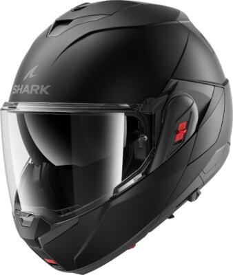 CASCO MODULARE SHARK OXO MATT BLACK NERO OPACO MENTONIERA 180° RIBALTABILE TG M