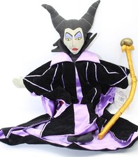 Vintage Disney MALEFICENT RAG DOLL 20" Sleeping Beauty Princess Aurora Villain