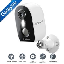 Battery Powered Wireless Wifi IP Security Camera Outdoor Home Human Detection 2K