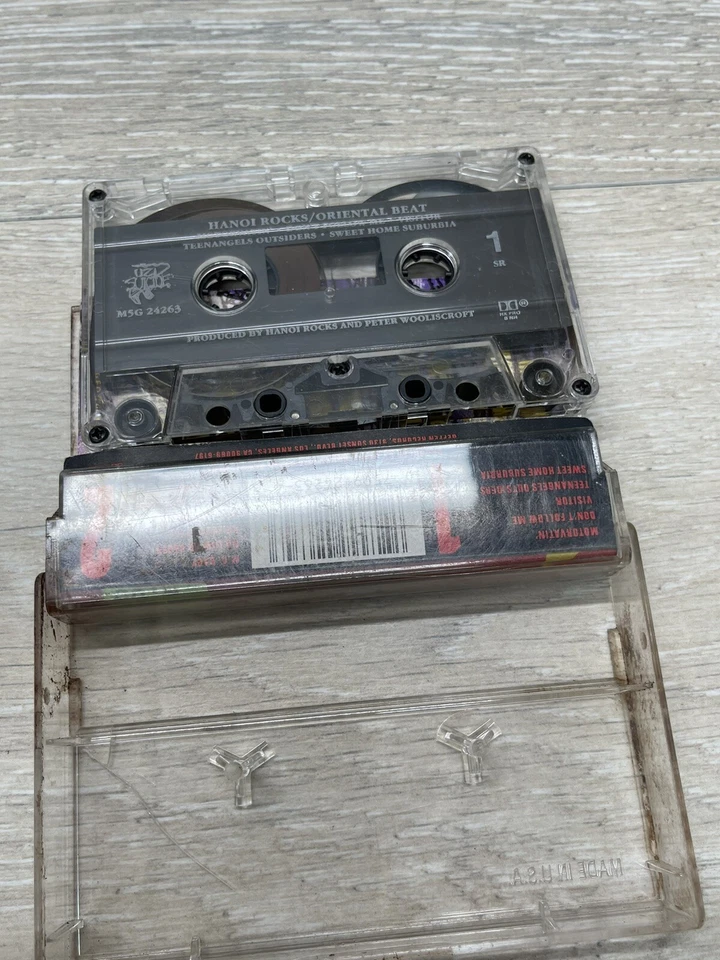 HANOI ROCKS ORIENTAL BEAT CASSETTE TAPE  - Image 2 of 3