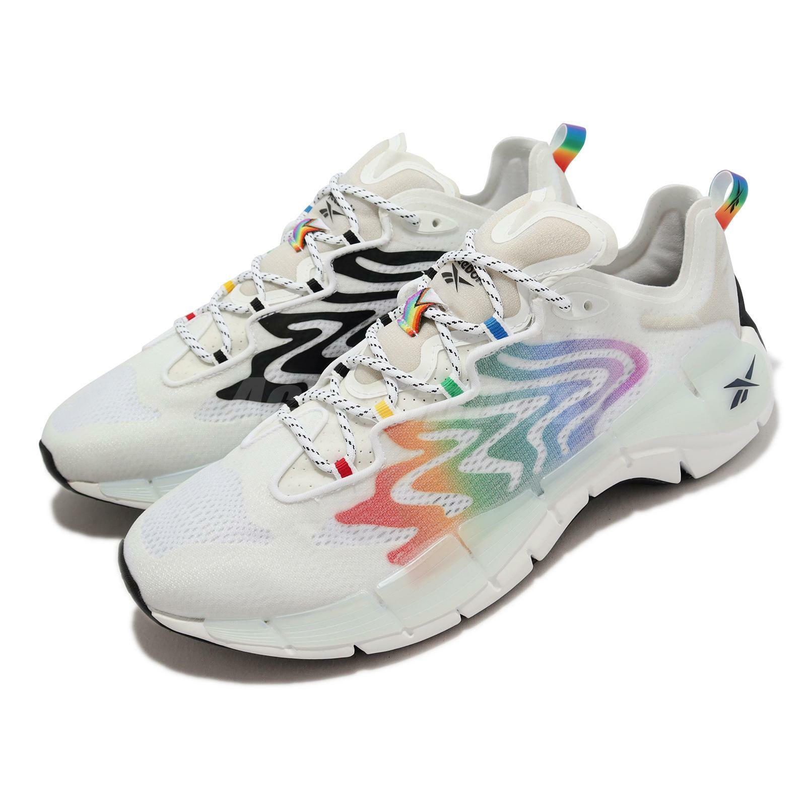 Reebok Zig Kinetica II Pride White Men Running  - Size 9 Men
