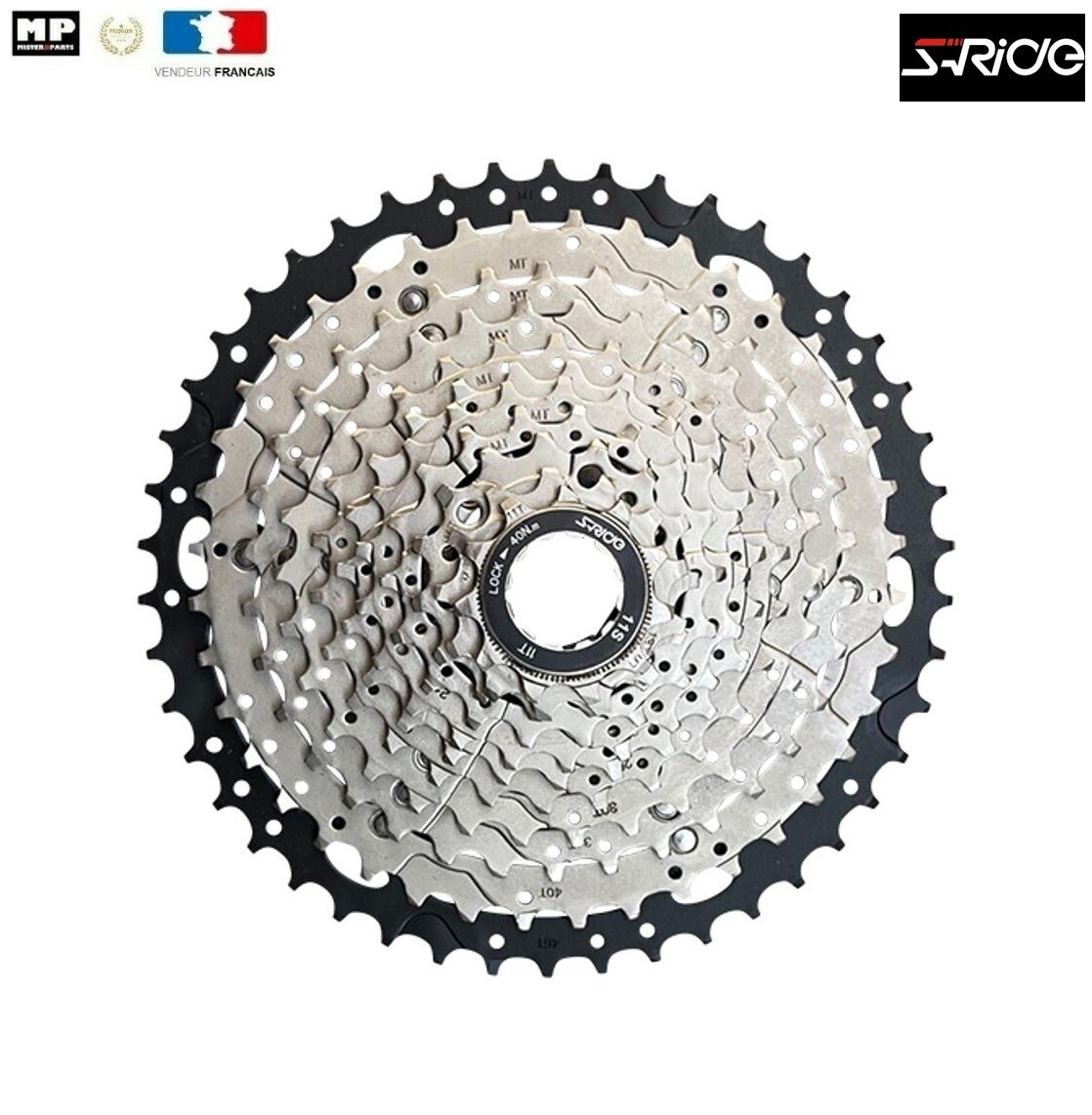 Cassette 11V VTT 11-46T pignon transmission compatible Shimano CS-M500