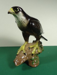 Dettagli Su Hagen Renaker Specialità Statuetta Di Un Falco Pellegrino Mostra Il Titolo Originale