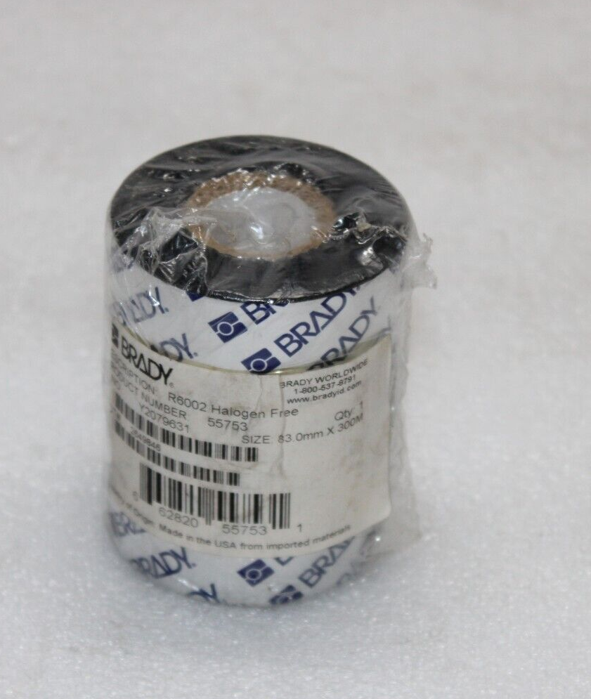 BRADY Y2079631 THERMAL TRANSFER PRINTER RIBBON, BLOCK 55753 | eBay