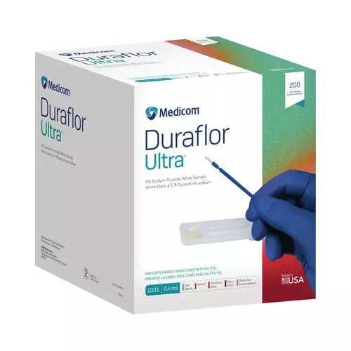 Medicom 1016-M200 Duraflor Ultra Dental Varnish Mint 200/Pk 0.4 mL