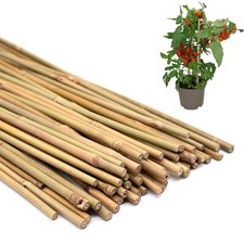 50PCS Plant Stakes,Bamboo Stakes,Garden Stakes for Indoor and Outdoor Plants