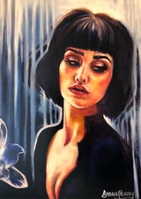 "Reverberate" 8x10" Signed Print of Original Painting on lustre photo paper.