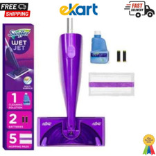 Swiffer WetJet Hardwood and Floor Spray Mop, All-in-One Mopping Cleaner Starter