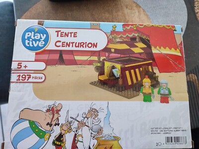 ASTERIX Lidl Centurion Tent with 2 Lego Style Figures New 197 Piece