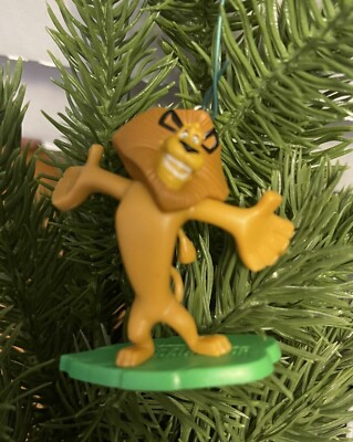 Madagascar Movie Alex Christmas Tree Ornament Custom Handmade DreamWorks