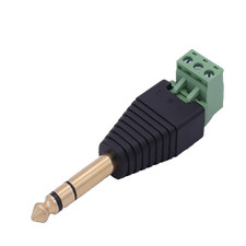 Mixhits Audio 1/4" TRS to Phoenix Block Adaptor
