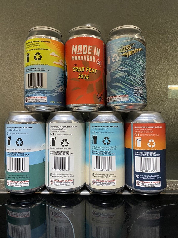 Collector Beer Cans Boundary Island Brewing Mandurah WA eBay