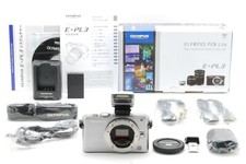 S/C 150 Mint Olympus Pen Lite E-PL3 Mirrorless Digital Camera Body From JAPAN