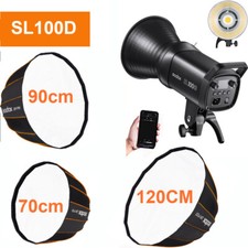 US Godox SL100D LED Video Light 5600K  QR-P70/P90/P120 Parabolic softbtox KIT