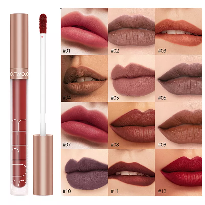 O.TWO.O Velvet Matte Lipstick Lip Gloss Long Lasting Silky Texture