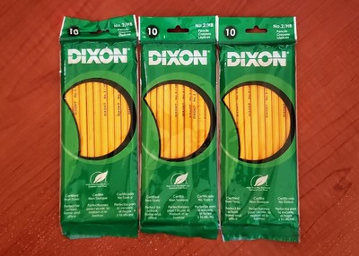 DIXON #2 WOOD PENCILS - 10 PACK x 3 - NIP