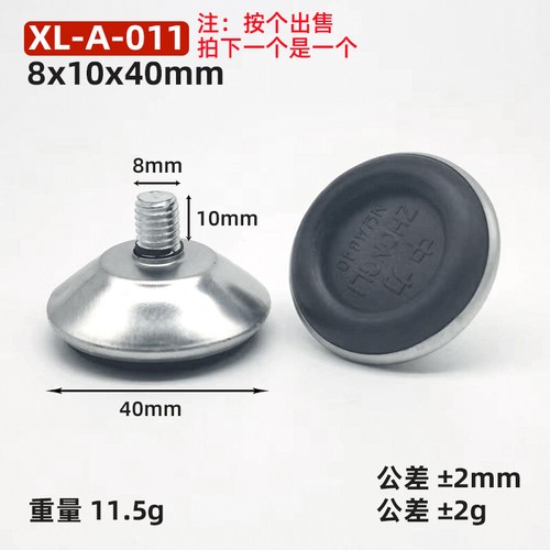 Adjustable Furniture Feet M6 M8 M10 Screws Leveling Foot Anti-slip Screw-in Base - Picture 16 of 86