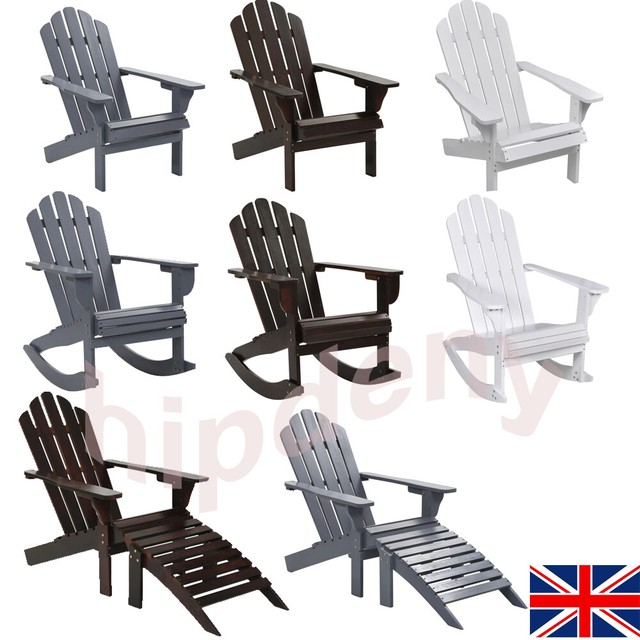 Gardenkraft 19180 Louis Moon Rocker Lounger Garden Chair With Pillow Rocking Ebay