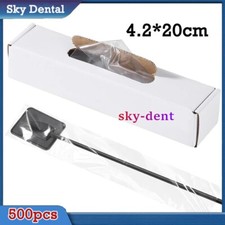 500pc Dental Plastic Digital X-Ray Sensor Covers Barrier Sleeves Protective Film