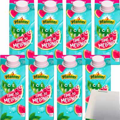 Pfanner Ice Tea Time to Melonice Eistee Melone 8x750ml Packung usy Block