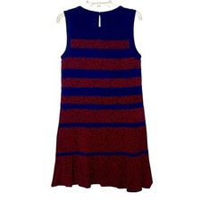 MICHEAL Michael Kors paisley Print Striped Dress Sz L