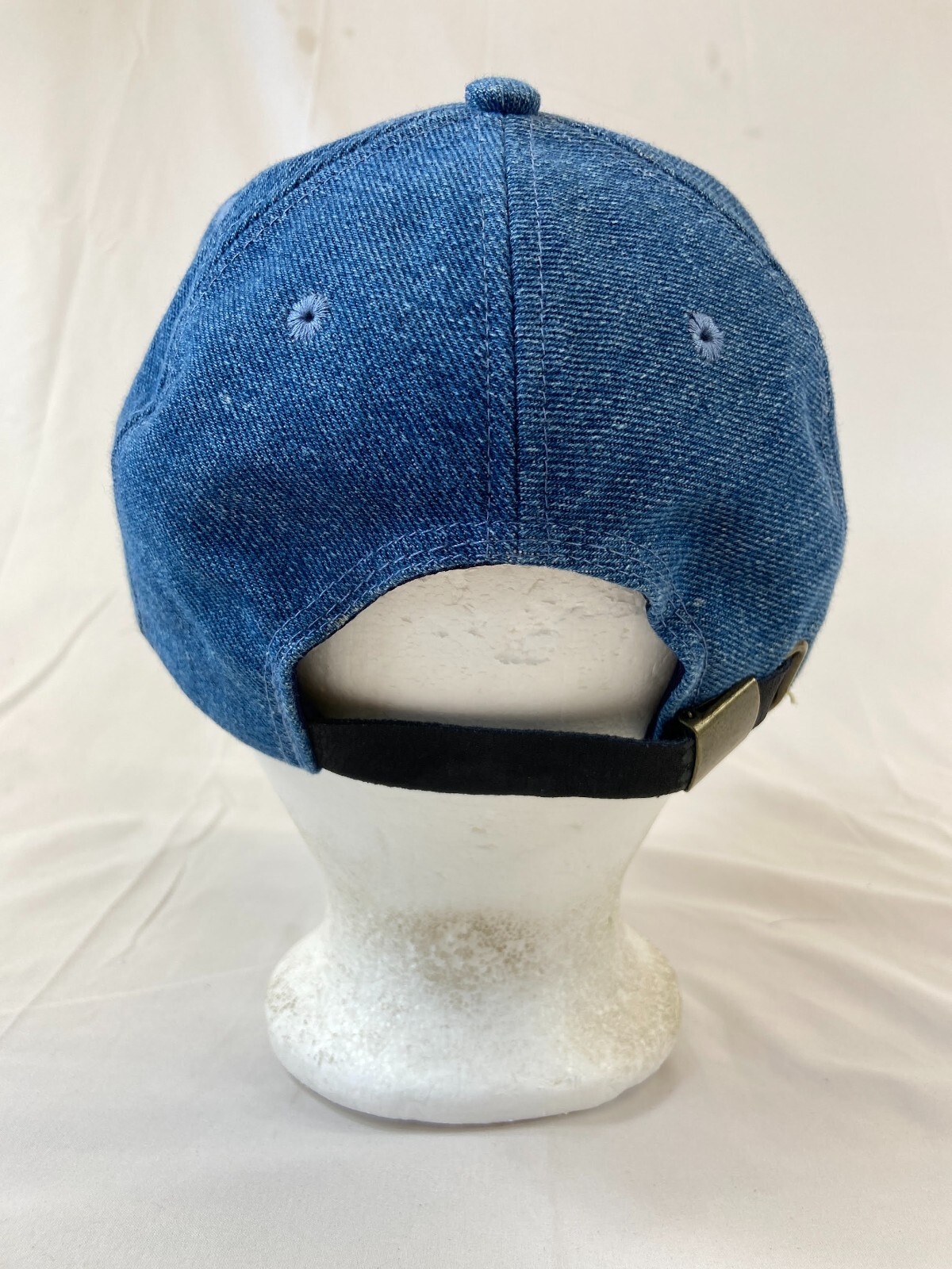Trinity Baseball Cap Buckleback Hat Denim OSFA Cl… - image 6