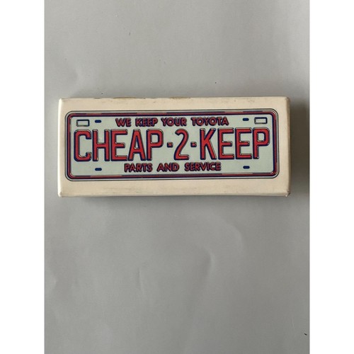 Vintage Toyota We Keep Your CHEAP 2 KEEP Parts & Service Pinback Promo