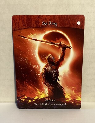 Sol Ring #3 - Premium Quality Altered Full Art Custom Card
