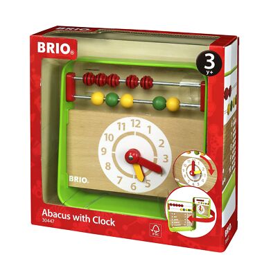 BRIO Säugling und Kleinkind - Abakus mit Uhr (30447)