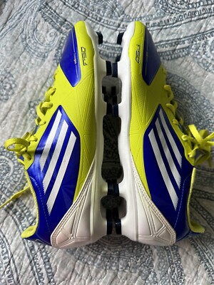 Woman's Adidas Adizero F-50 Sprint Web Soccer Cleats Blue