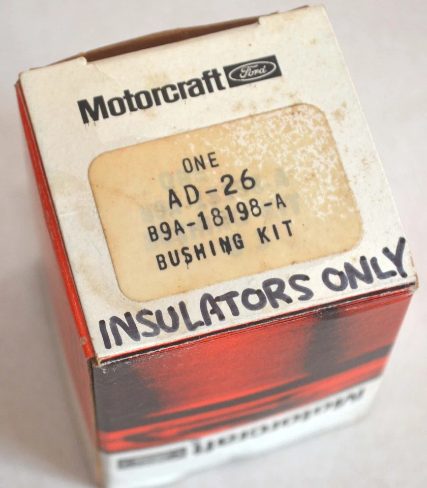 Bujes amortiguadores delanteros/traseros Ford Fairlane Galaxie 1957-1959 (x4) 1958 como nuevos de lote Foto 2 de 4