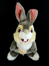 D8. DOUDOU PELUCHE DISNEYLAND PARIS LAPIN PANPAN ROSE GRIS JAUNE EXCELLENT ETAT