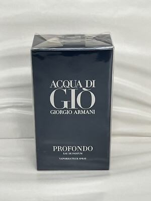 Acqua Di Gio Profondo by Giorgio Armani 2.5 oz Parfum  for Men New In Box