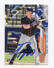 TYLER HEINEMAN SIGNED 2020 TOPPS BASEBALL CARD AUTO