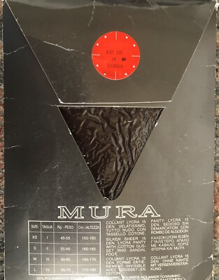 Collant Marca Mura Tutto Nudo Molto Sexy Nero