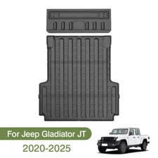 Car All Weather for 2020-2025 Jeep Gladiator JT TPE Truck Bed Liner+Tailgate Mat