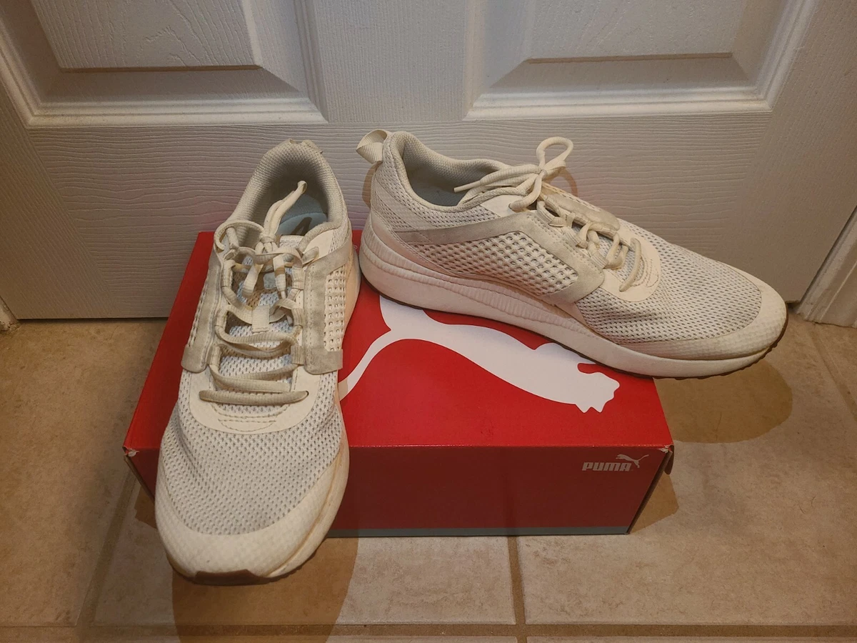 Mens Puma Pacer Next Net Sz. 10 White