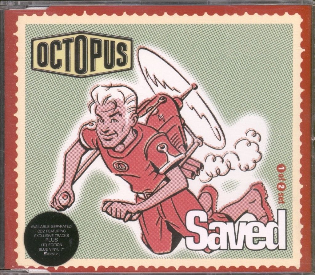 Octopus (90's Group) Saved CD UK Food 1996 single. CD1. Has info sticker on