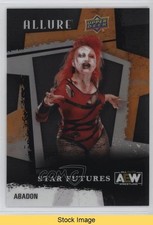 2022 Upper Deck Allure AEW Star Futures Sunrise Abadon #131 READ 0qr0
