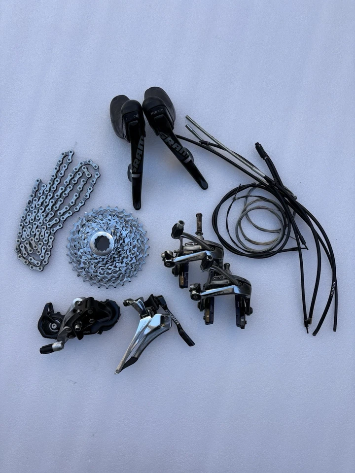 SRAM FORCE 2x11 Speed Mechanical Road Bike Rim Brake Groupset. Med Cage RD. - Image 2 of 4