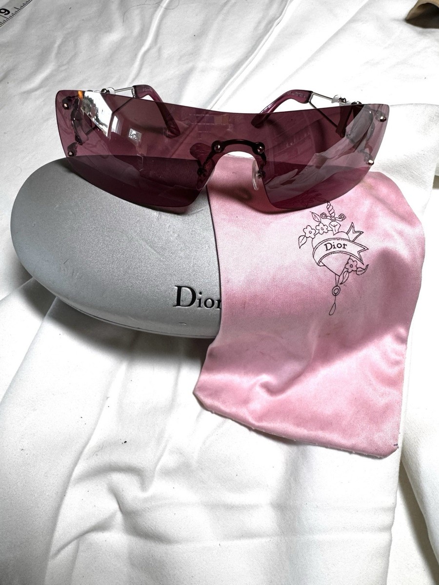 Y2K Rare CHRISTIAN DIOR HEART CORE Rim-less Sunglasses in color