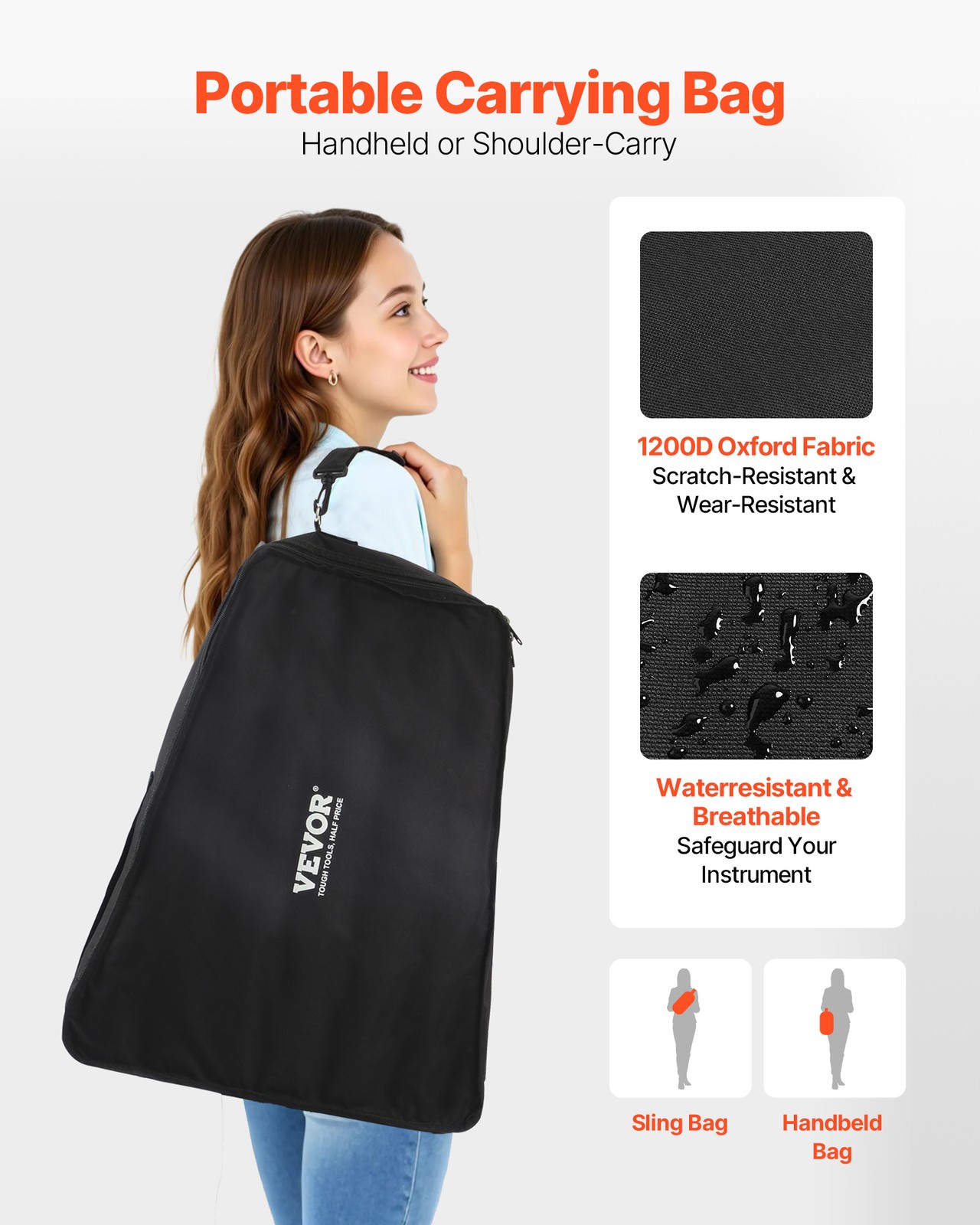 VEVOR Glockenspiel Xylophone 25 Notes Wooden Xylophone Percussion Instrument