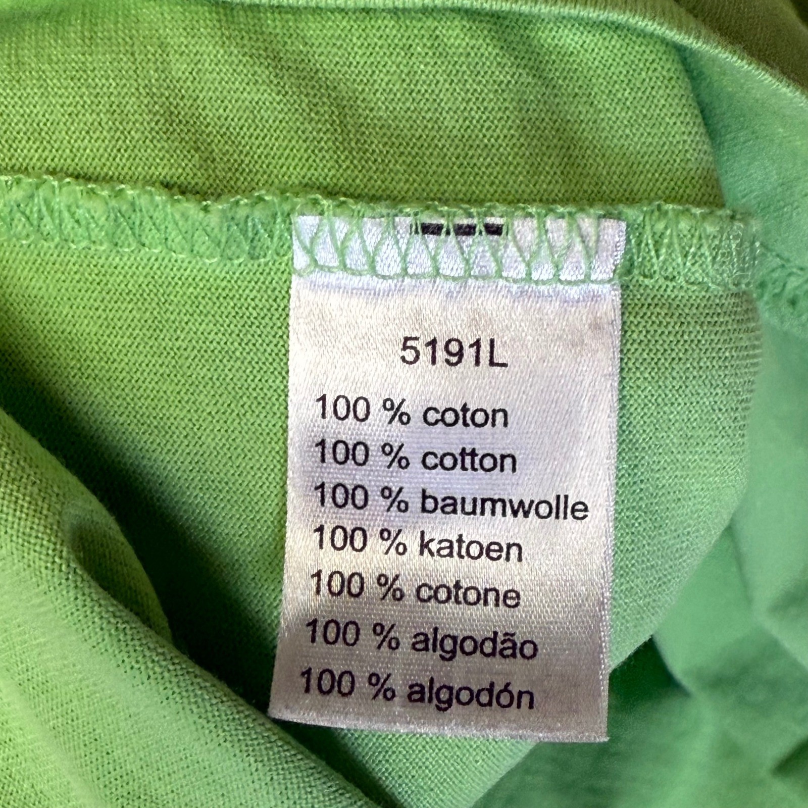 Lacoste Polo Shirt Lime Green Short Sleeve Crocodile Logo Mens Size 5 Large thumbnail 4